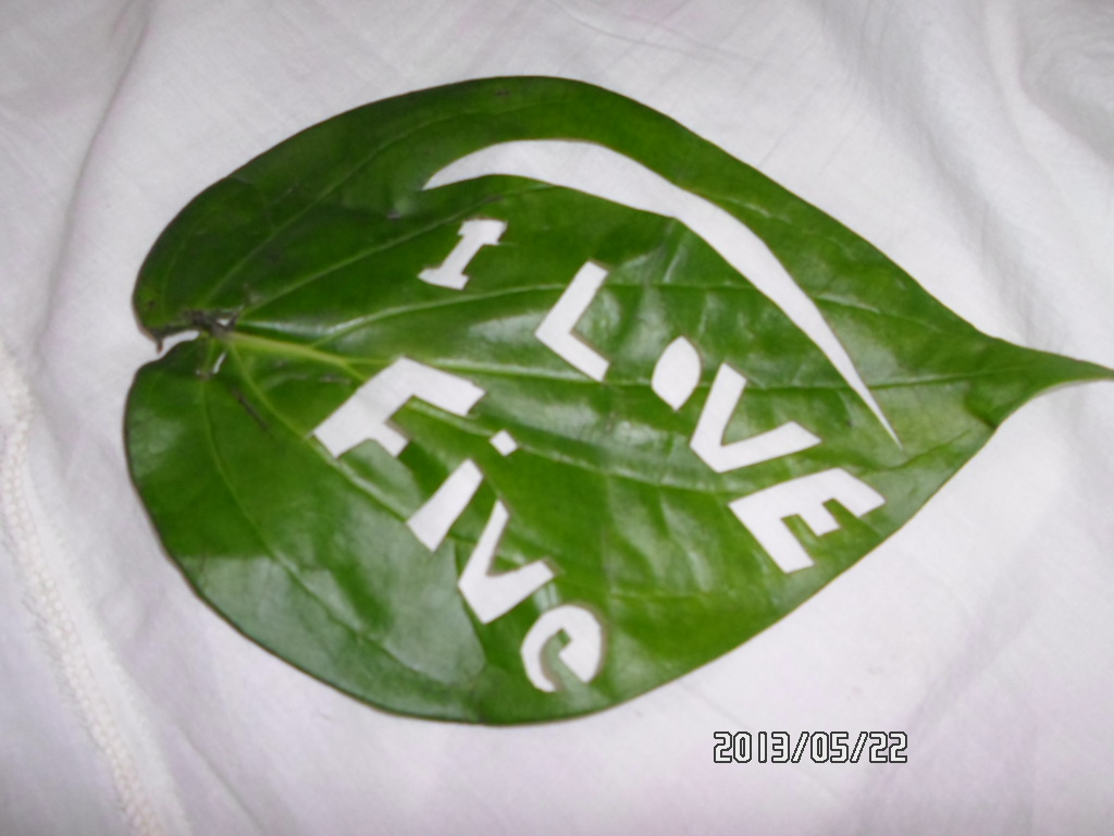 I will embose your message on the Natural Leaf