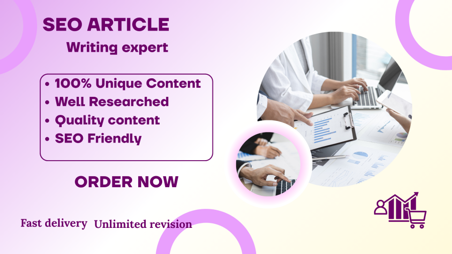 I Will Write 500 - 1000 words SEO-Optimized Article