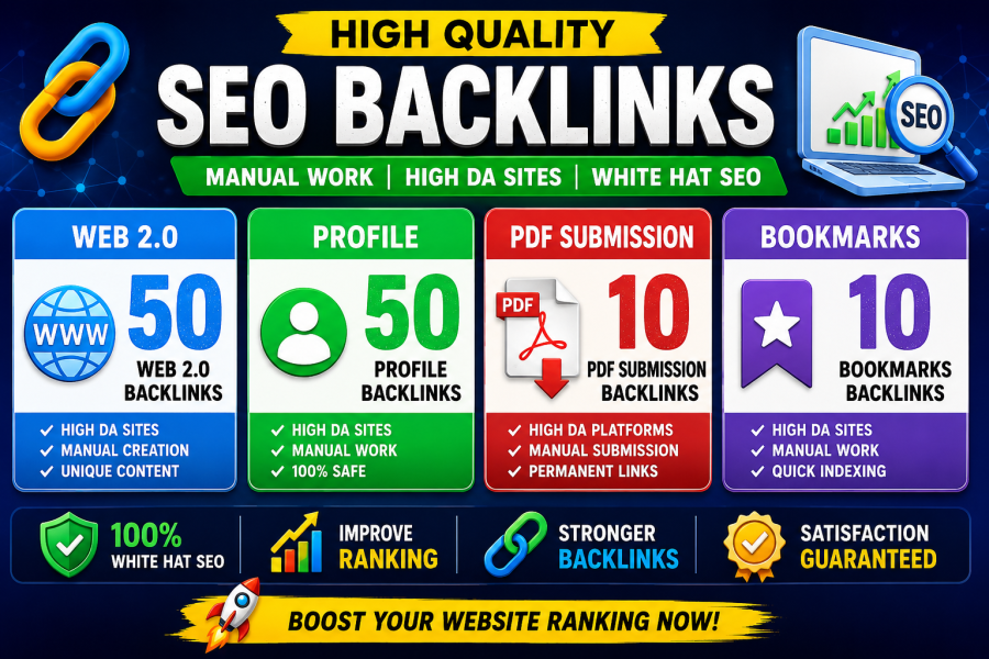 Build 120 High-Quality SEO Backlinks for Better Google Rankings