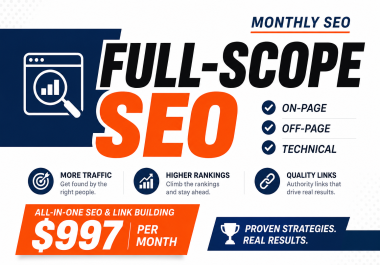 Full-Scope SEO and Link Building that Ranks