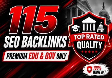 TOP Premium Quality 115 Backlinks From MIX UNI & Official Authority Links