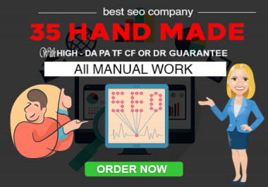 Get 35 HAND MADE Contextual Links 100 DA 100PA links with FULL REPORT 100 RANKING BOOSTER