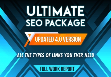 ULTIMATE Seo Package 4.0 updated with FULL Report