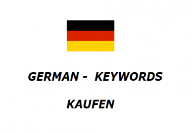 200k User Generated Keywords GERMAN Kaufen