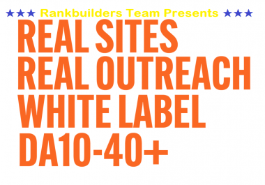 Outreach links On Genuine Websites Real Curated Link Niche Edits DA 20 - 40 for TOP Rankings