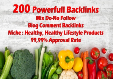 I Will Do 200 Blogcom Backlink Related to Healthy Products and Lifestyle