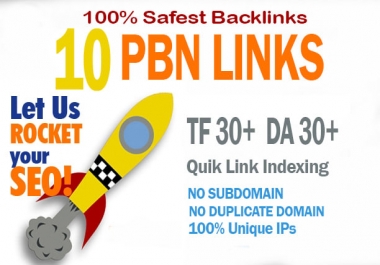 I will make 10 High Quality PBNs upto 1000 PBN in extra