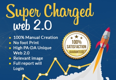 Create Handmade Super Charge 10 Web 2.0 on High Metrics Sites