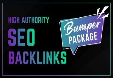 High Authority SEO Backlinks Bumper Package Multi Tiers and Properties - Page 1 Service