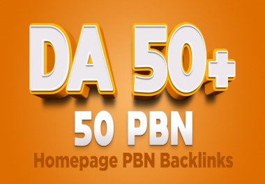 Build 50 Extremely High Moz DA 50 Plus Do-Follow PBN Back-links