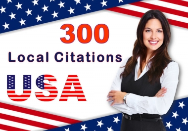 I will make top 300 USA local citations and directory submission