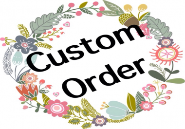 This for CUSTOM order and service extra purchase solution