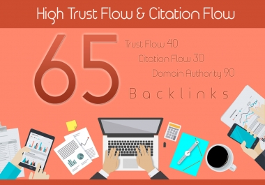 do 100 high TRUST flow and Citation flow dofollow backlinks on high da
