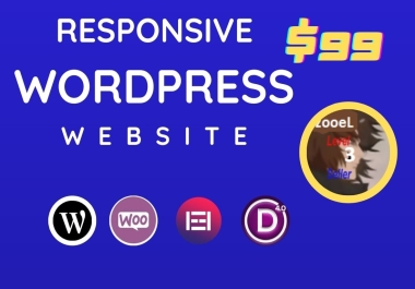 I will develop wordpress website or ecommerce website or wordpress website design