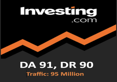 Guest Post on Investing. com DA 91,  DR 90