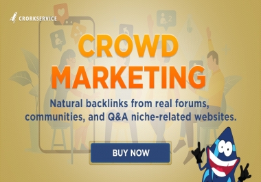 10 Crowd Marketing Links - natural backlinks for your website