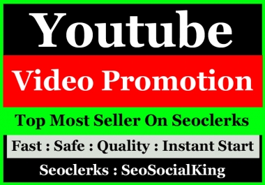 High Quality YouTube Video Promotion and Quality Audience