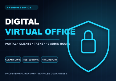 I will set up and operate your digital virtual office for 30 days