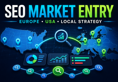 I will build an SEO market entry plan for Europe or the USA