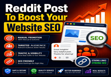10 Reddit Post or Article To Boost your website SEO