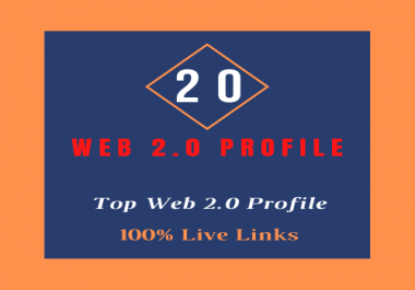 Add 20 Web 2.0 Profiles Backlinks High PR