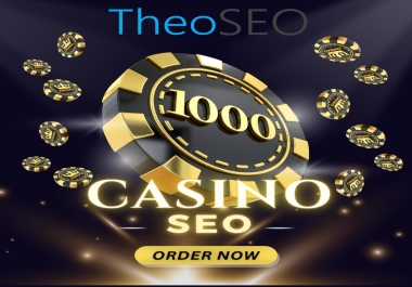 Enterprise Grade Casino SEO for your Gambling website,  poker offers,  agen judi,  agen bola backlinks