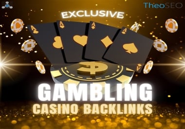 EXCLUSIVE 500+ GAMBLING CASINO LINKS - PBN LINKS,  SHOUTOUTS AND TRAFFIC