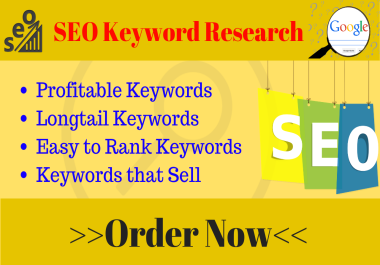 I will do professional SEO keyword research for your website