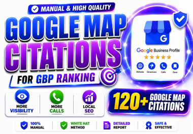 I will Create 30 Google Maps Citations to Improve Local Ranking