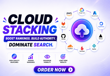 I will do cloud based advanced SEO stacking - 01 Platform