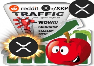 Buy Reddit r/XRP Traffic - Cryptocurrency Traffic for 30 days