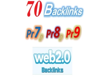 Manage 70 Pr9,  Pr8,  Pr7 Web2.0 Blog Backlinks for Your Websites