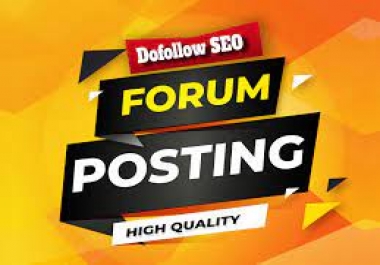 I will manually create 10 DA 70 plus Web2.0 backlinks 1200 tier 2 Forum profiles backlinks