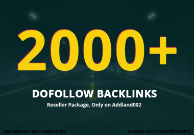 Build 2,000 Dofollow HIGH DA Contextual Backlinks