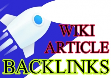 50 WIki Articles Contextual Backlinks