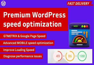 I will do wordpress speed optimization for google pagespeed