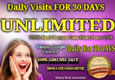 send keyword targeted SEO search engine traffic with low bounce rate web site for 30 days