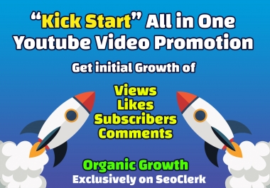 YouTube Video Ranking Kick Starter Promotion - Initial Real YouTube Ranking with Backlinks