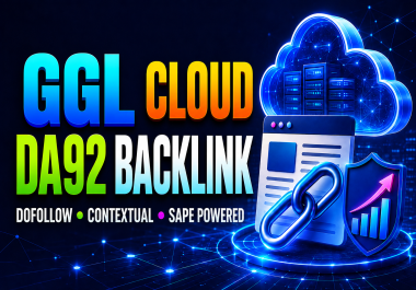 GGL Cloud DA92 Contextual Authority Backlink