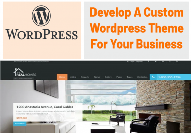 Develop a Custom Wordpress Theme for You