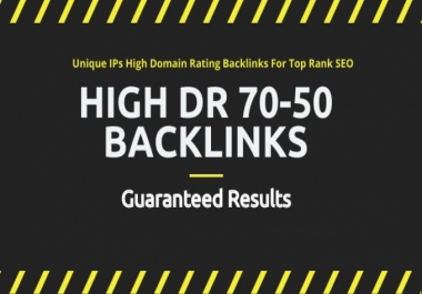 Boosting You Website By Building 3 High Quality DR 50 to 70 Dofollow Authority Backlinks