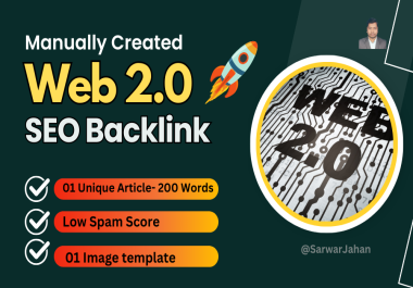 Do 20 Web 2.0 Do Follow Backlinks from High DA 70 to 100 Popular Sites