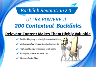 Backlink Revolution 2.0 - ULTRA POWERFUL Atomic 200 Contextual Backlinks