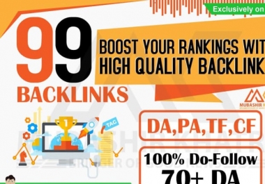 99 Profile Backlinks Including DA96 Premium Backlinks - Manually DONE