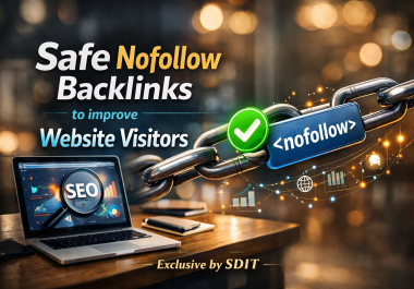 Safe 100 Nofollow Backlinks to improve Website Visitors