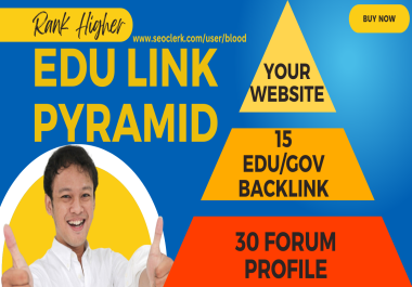 Edu / Gov Link Booster - 2 Layer EDU Pyramid in 48 Hours