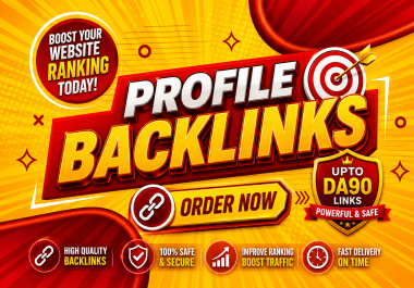 I will do Affordable Profile Backlinks on DA Sites - Improve Your Ranking