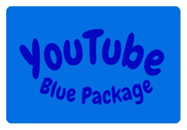 YouTube Promotion Package - Blue