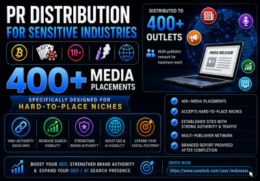 PR Distribution for Sensitive Industries