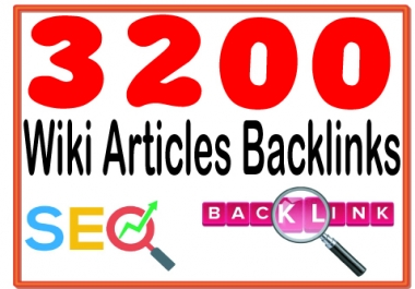 Provide 3200 High Quality Wiki articles from PR6 to PR10 websites